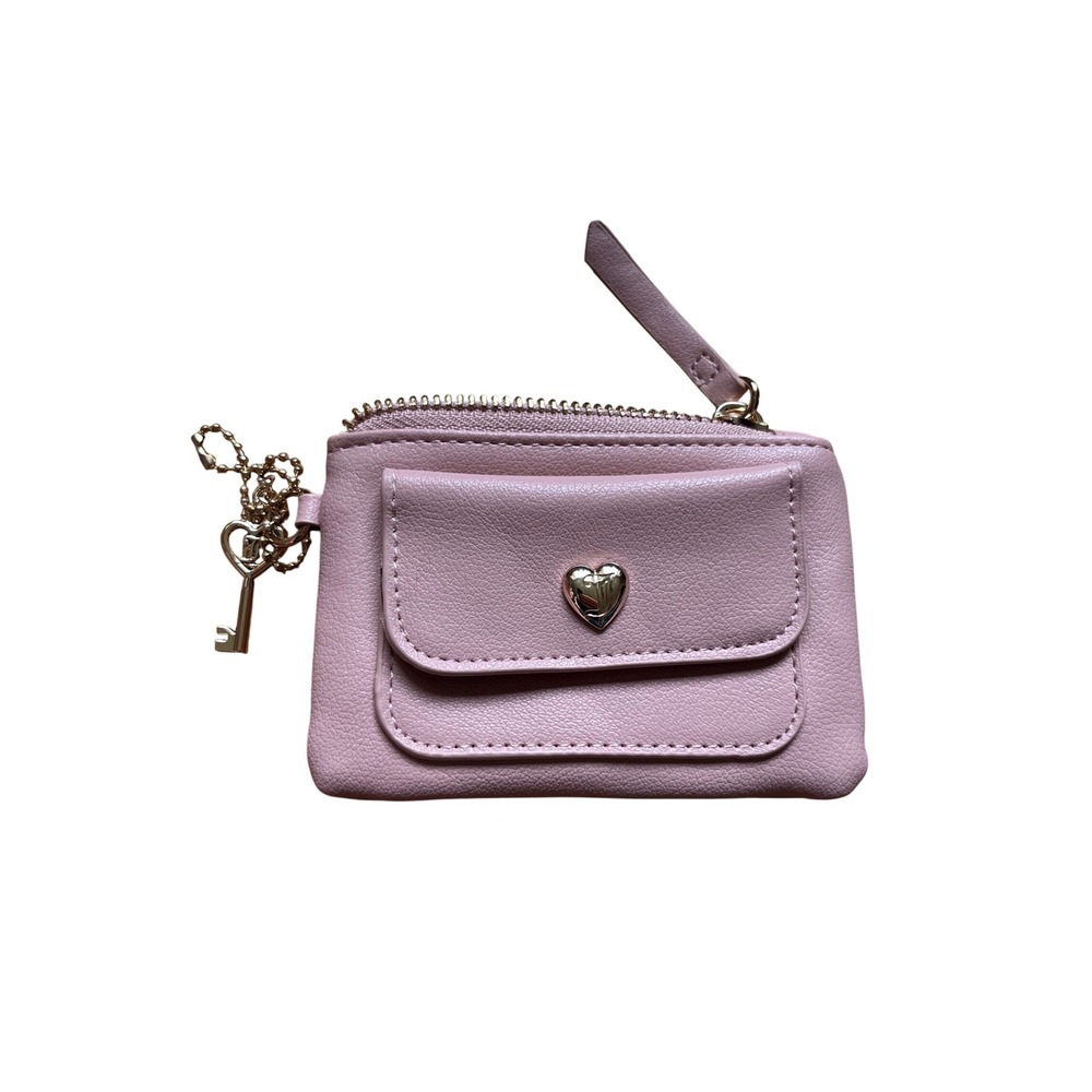 NWOTS Juicy Couture Pink Velour Rhinestone Tote Bag with Mini Purse Mirror - Picture 2 of 12